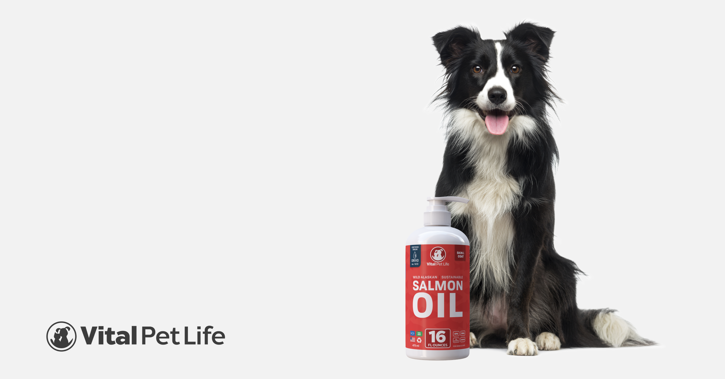 Wild Alaskan Salmon Oil for Dogs & Cats – Vital Pet Life