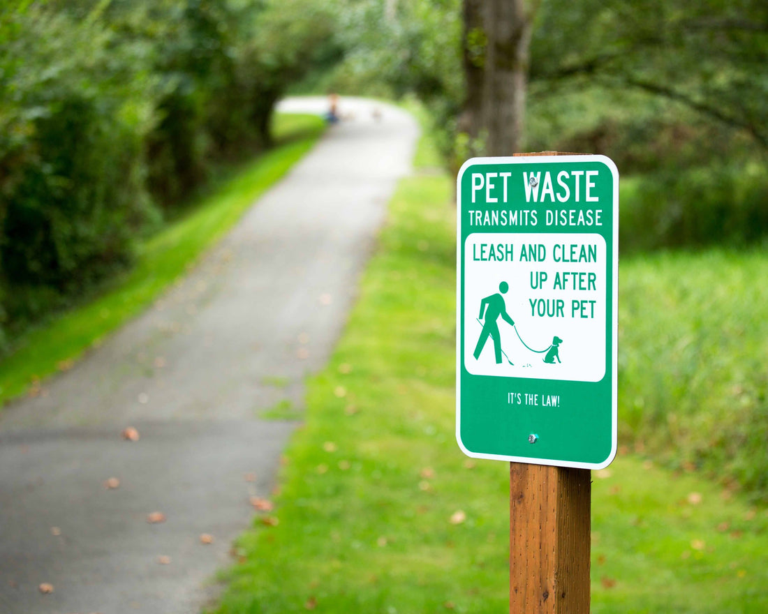 Pet Waste sign