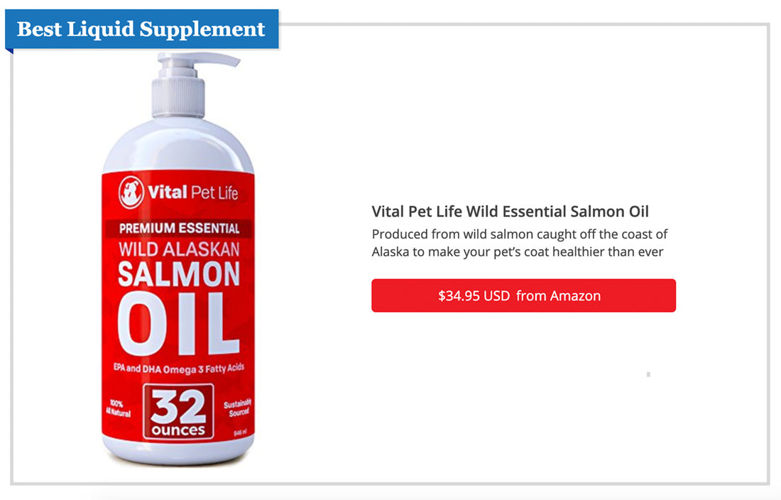 Vital Pet Life Salmon oil for Dogs