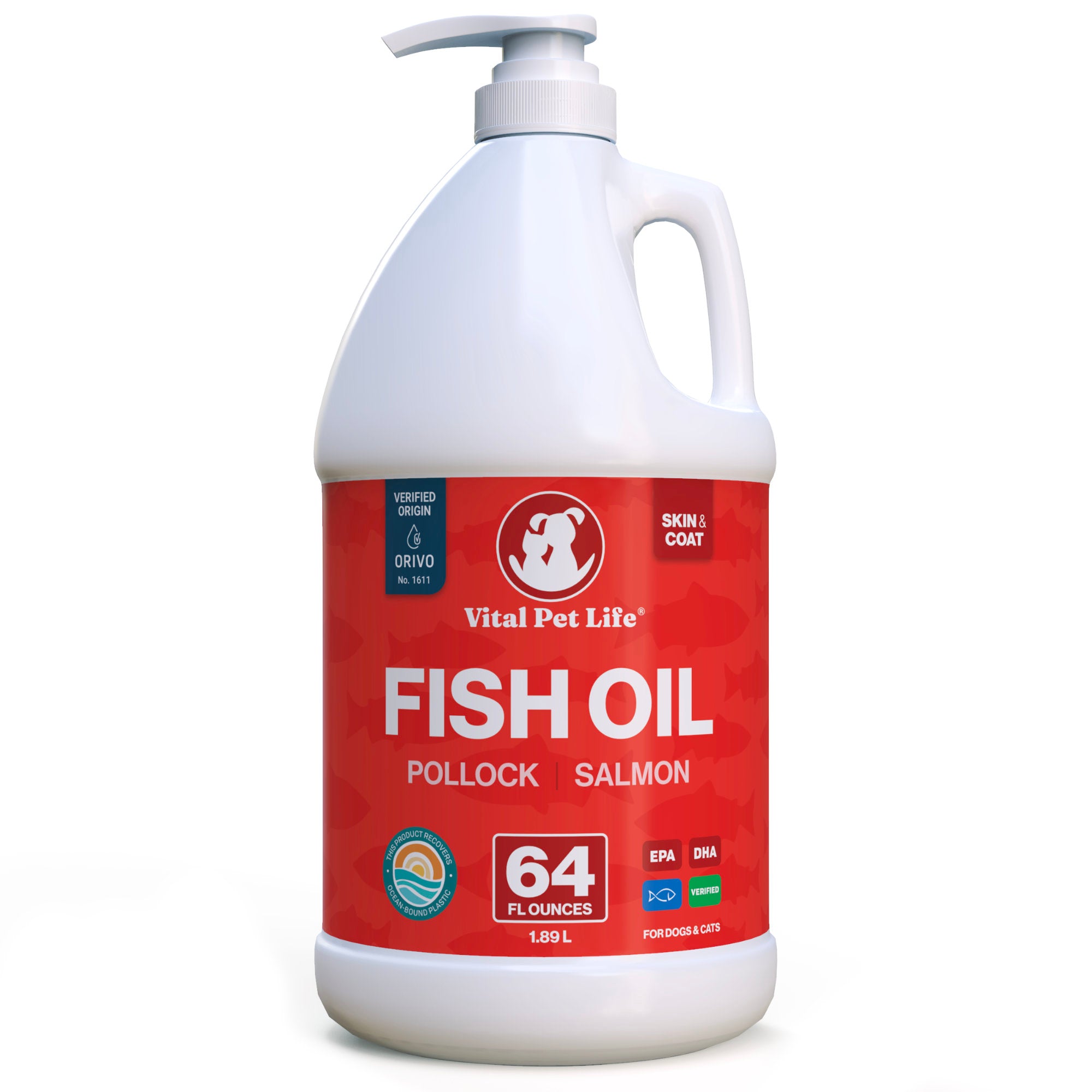 Fish Oil for Dogs and Cats 64oz