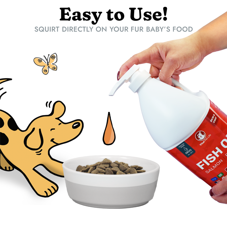 Fish Oil for Dogs and Cats 64oz Vital Pet Life