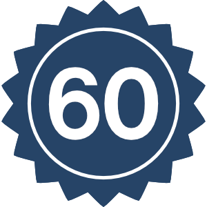 60 Day Happiness Guarantee badge