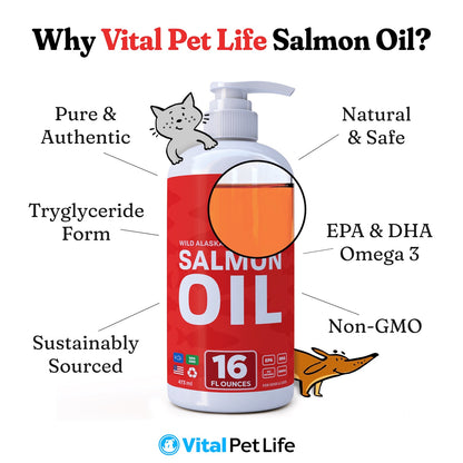 why vital pet life salmon oil