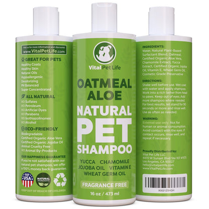 Oatmeal Aloe Shampoo for pets